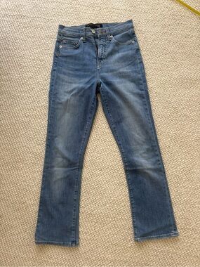 Veronica Beard Vintage Blue Straight-Leg Jeans